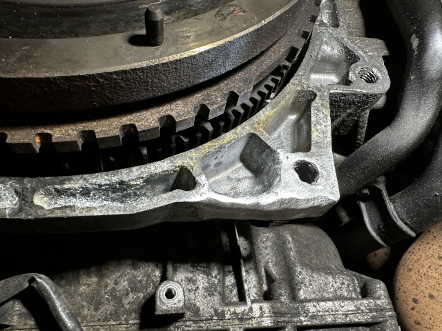 Aluminium welding repair on a Porsche 911 broken bellhousing